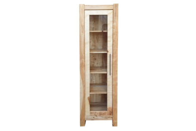 Mod Display cabinet or Bookcase Left Polished Poplar SHOP SOILED