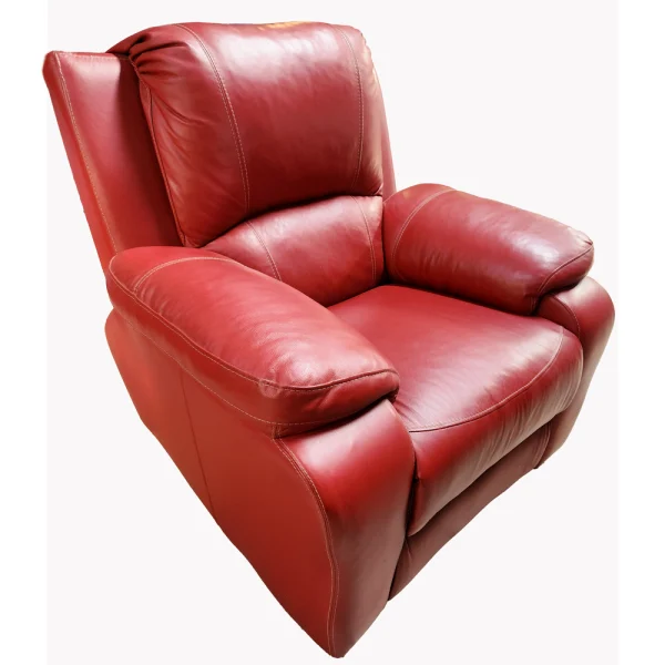 Premier Static Armchair Leather Red