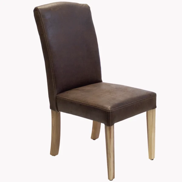 Primo Blackwood Dining chair Full Leather W-Brown