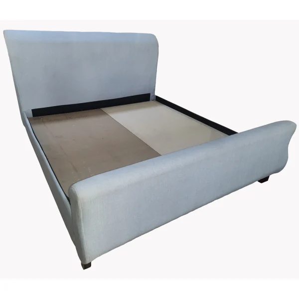 Sleigh Bed King Fabric Nevada 3