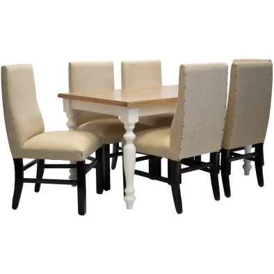 French Mono 7 Piece Dining Set Special