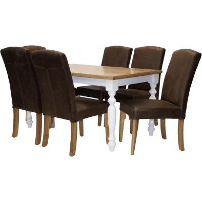 French Primo Blackwood 7 Piece Dining Set Special