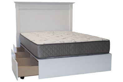 Grandeur-Queen-3-Drawer-Bed-Painted-White-(excl-mattress)