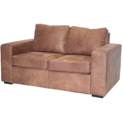Mod 2 Seater Couch Exotic Leather spice