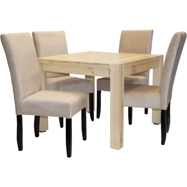 Mod Solo Velvet 4 Seater Dining Set special