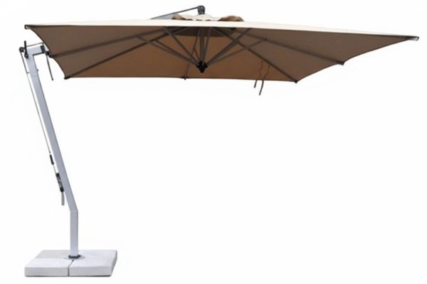 Primo-Square-Cantilever-Umbrella-Beige---3-Meter-Tilt-and-Swivel