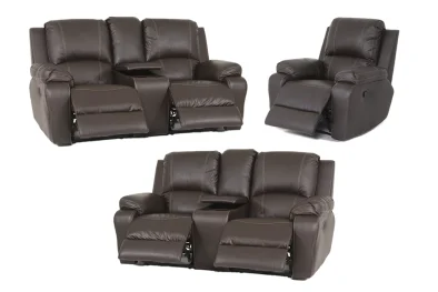 3 Piece 5 Action + 2 Consoles Recliner