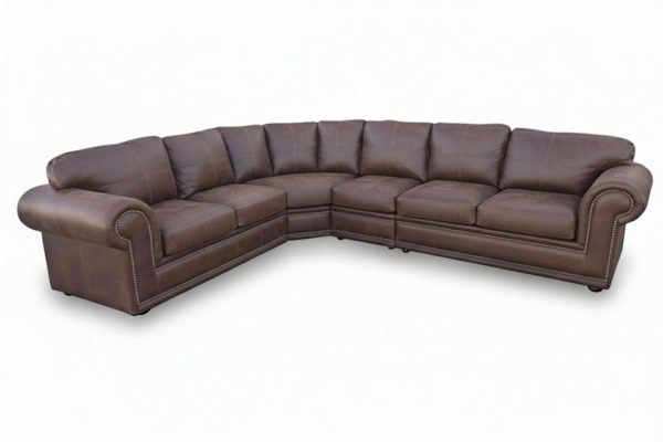 Genuine Full Leather Afrikan Comfort 6 Seater corner couch Special -Exotic W.Brown
