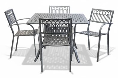 Aluminium-Atlas-4-Seater-Dining-Set-Special-1000mm-Square