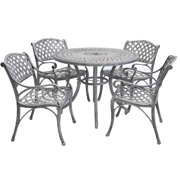 Aluminium Cottage 4 Seater Set copy