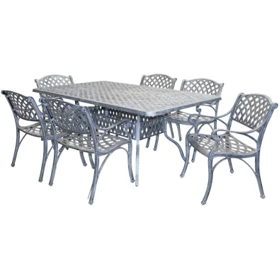 Aluminium Cottage 6 Seater Dining Set Special