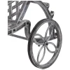 Aluminium Pool Lounger Silclose up