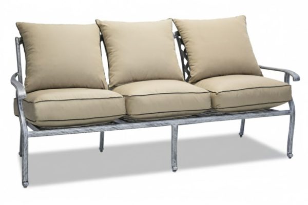 Aluminium-Morris-3-Seater-Silver-with-Beige-Cushions