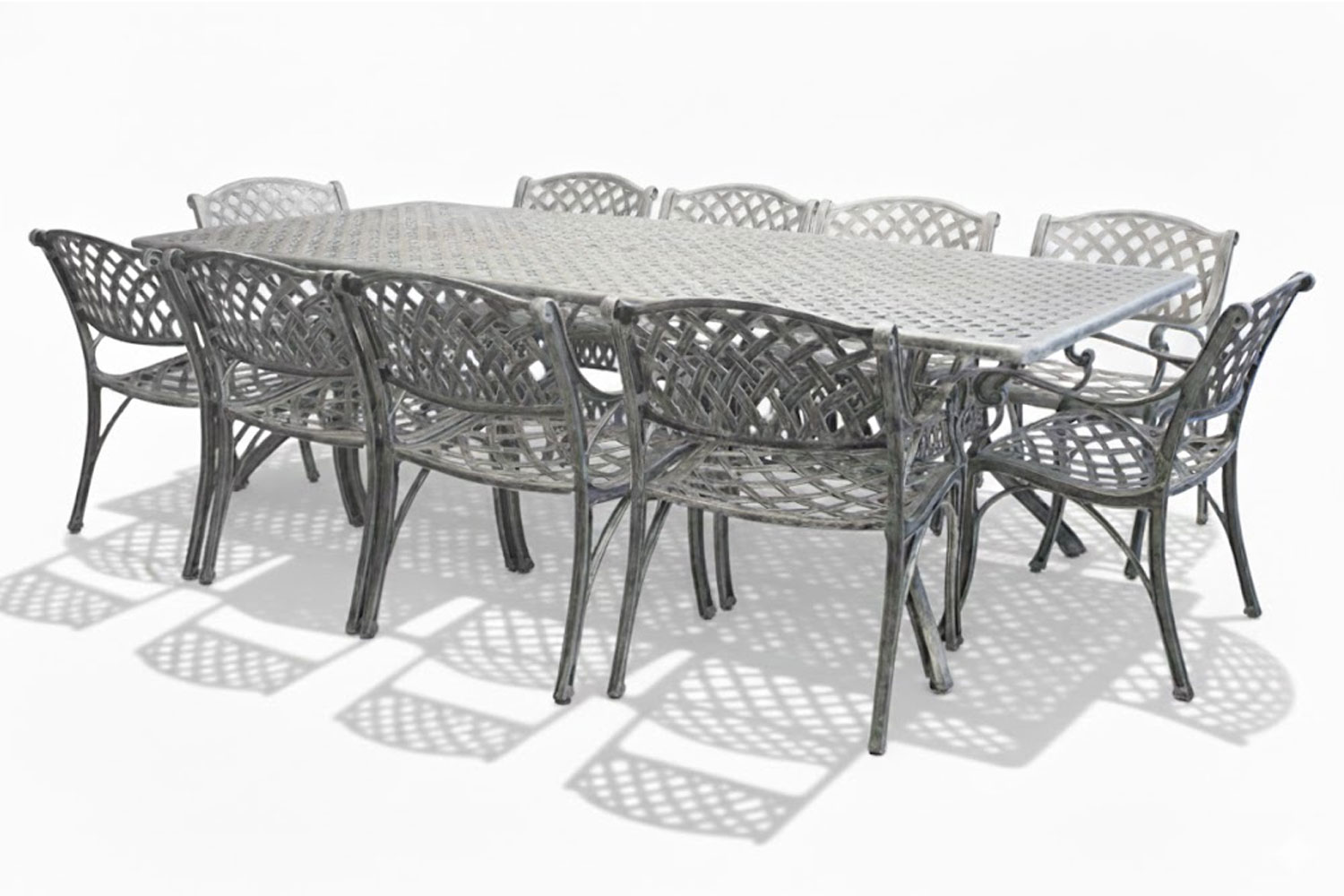 Aluminium Cottage 10 Seater Dining Set Special