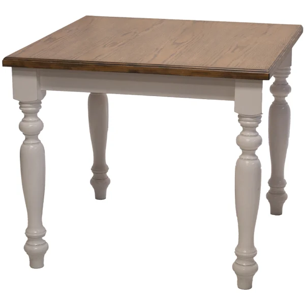 French 4 seater dining table 2 tone