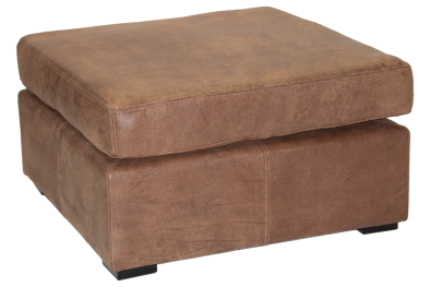 Genuine Full Leather Mod Modular Ottoman Exotic W-Spice