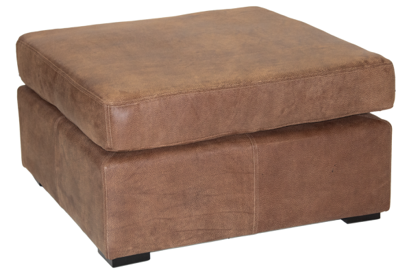 Genuine Full Leather Mod Modular Ottoman Exotic W-Spice