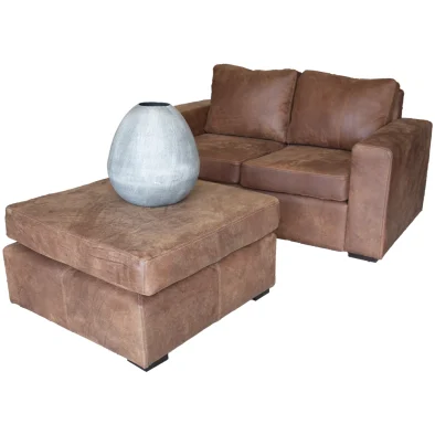 Mod 2 seater with Ottoman W-Spice