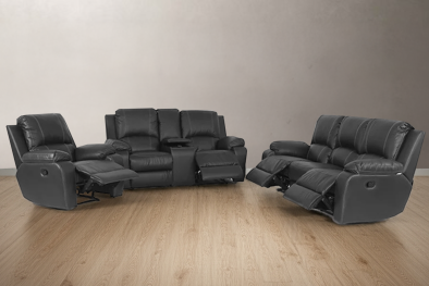 Premier 3 piece 5 Action +console leather black - Lifestyle
