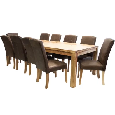 Primo Mod 10 seater dining set Blackwood