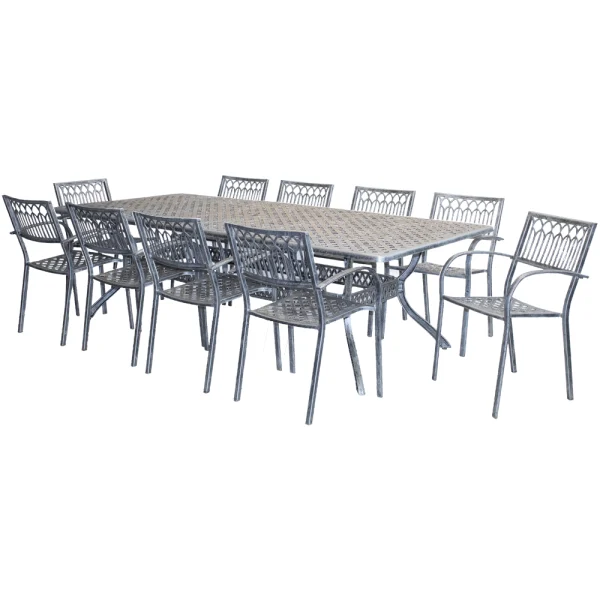 Aluminium Atlas 10 Seater Dining Set Special