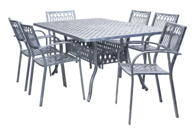 Aluminium Atlas 6 Seater Dining Set Special