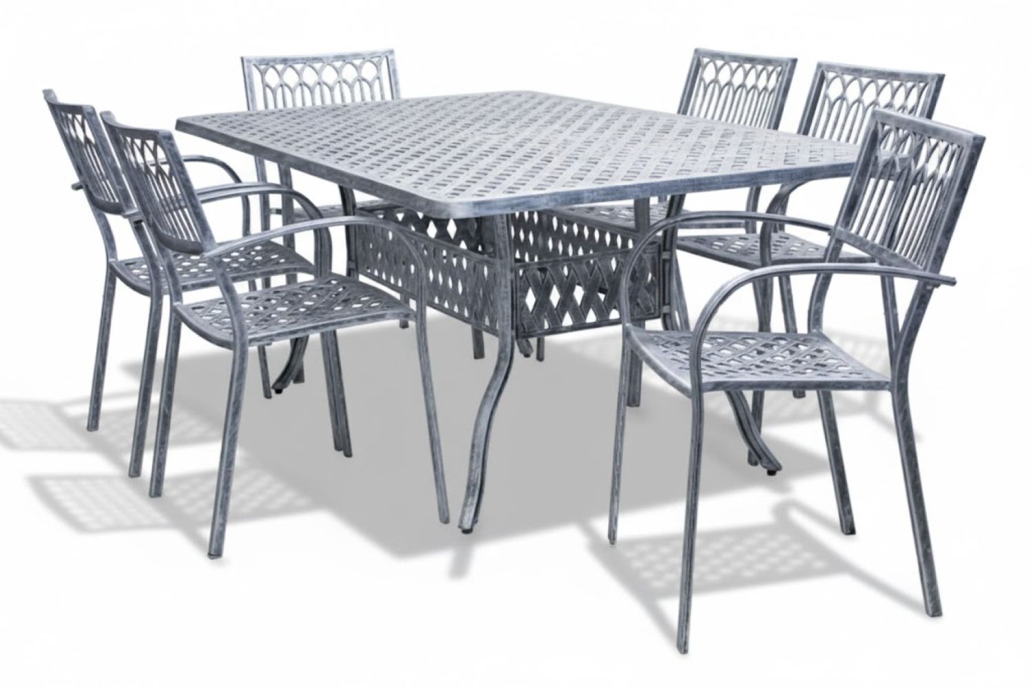 Aluminium Atlas 6 Seater Dining Set Special