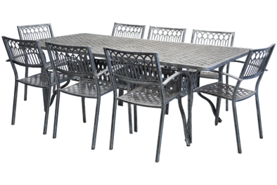 Aluminium Atlas 8 Seater Dining Set Special