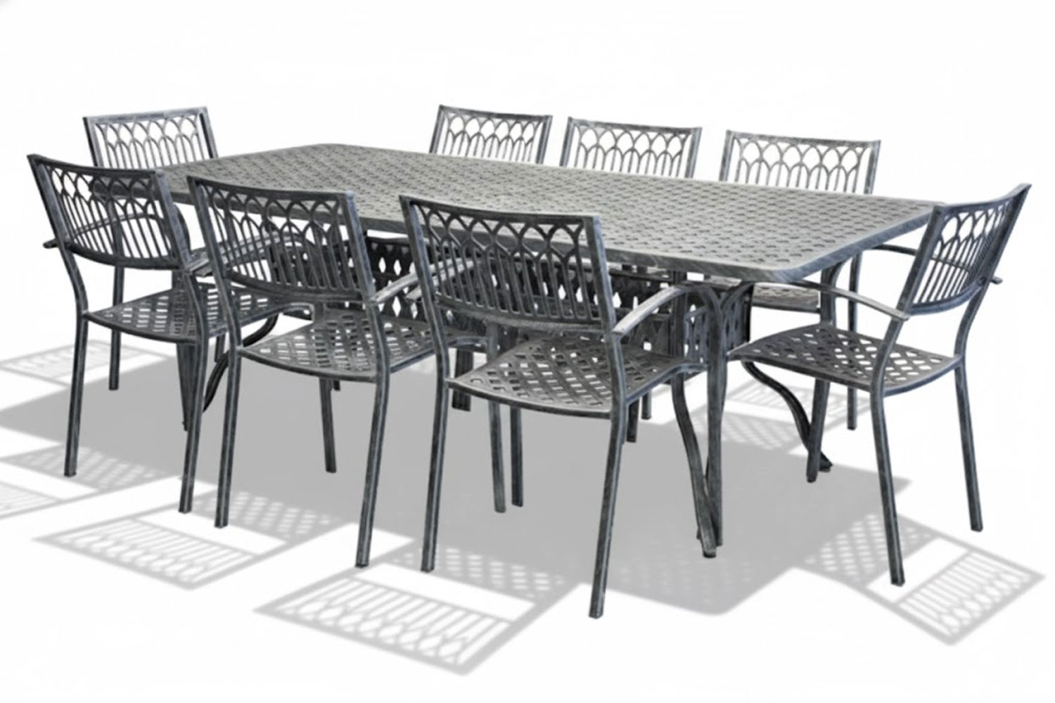 Aluminium Atlas 8 Seater Dining Set Special