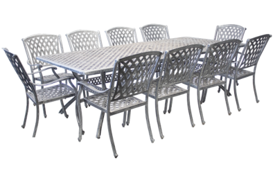 Aluminium Tuscan 10 Seater Dining Set Special