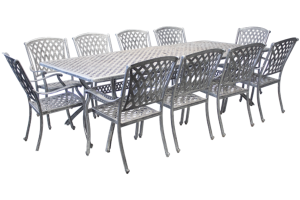 Aluminium Tuscan 10 Seater Dining Set Special