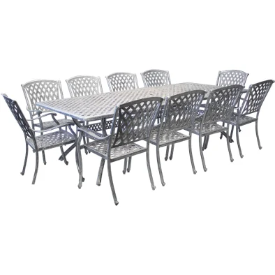 Aluminium Tuscan 10 Seater Dining Set Special