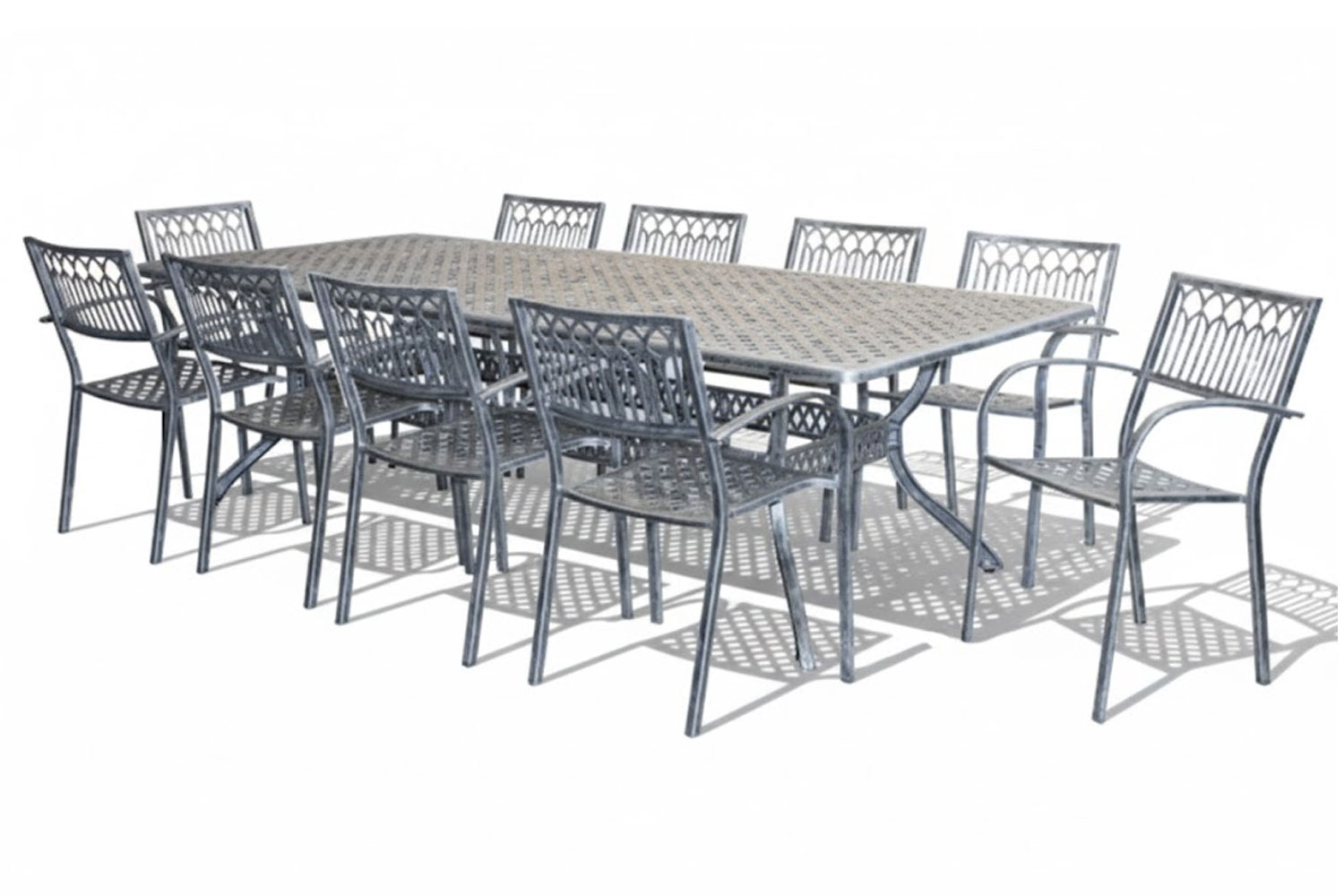 Aluminium Atlas 10 Seater Dining Set Special