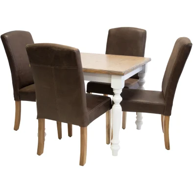 French Primo Blackwood 4 Seater Dining Set Special