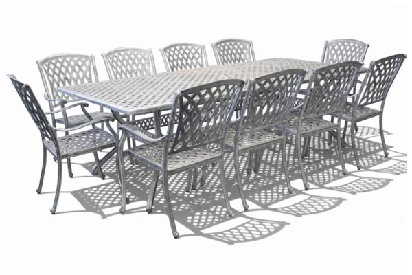 Aluminium Tuscan 10 Seater Dining Set Special