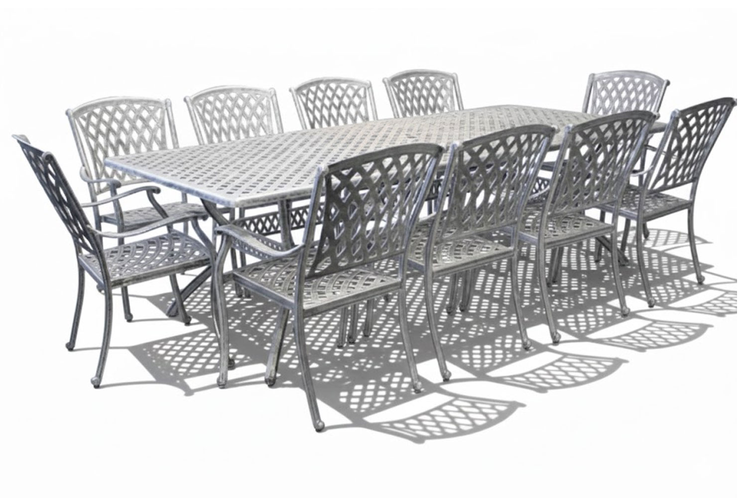 Aluminium Tuscan 10 Seater Dining Set Special