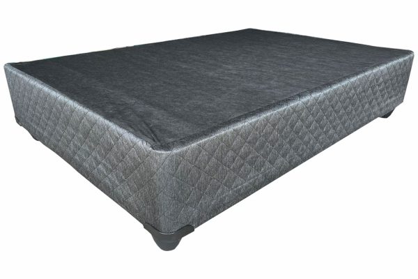 Double-Bed-Base-Jacquard-Charcoal-(12-year-warranty)-110kg-(Extra-length)