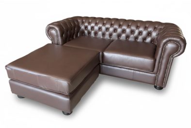 2 Seater Leather Chaises