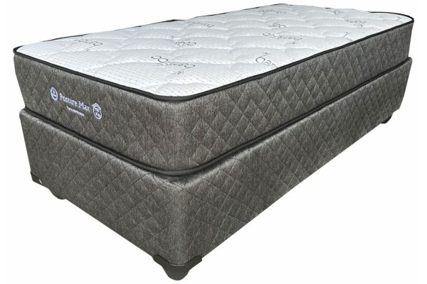 Posture-Max-Jacquard-Charcoal-3-4-base-&-mattress-set-special---12-Year-Warranty-110kg-(standard-or-extra-length-option)