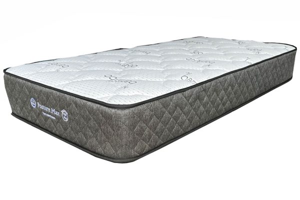 Posture-Max-Mattress-Single---Jacquard-Charcoal-(12-Year-Warranty)110Kg-(Standard-Or-Extra-Length-Option)