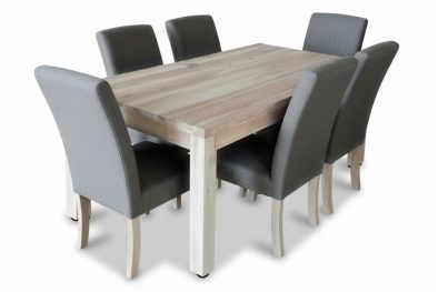 7 Piece Mod Solo Grey Dining Set