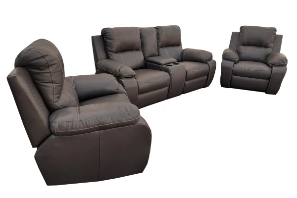 3 PIECE 4 SEATER STATIC WITH CONSOLE 2