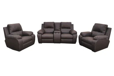 3 PIECE 4 SEATER STATIC WITH CONSOLE