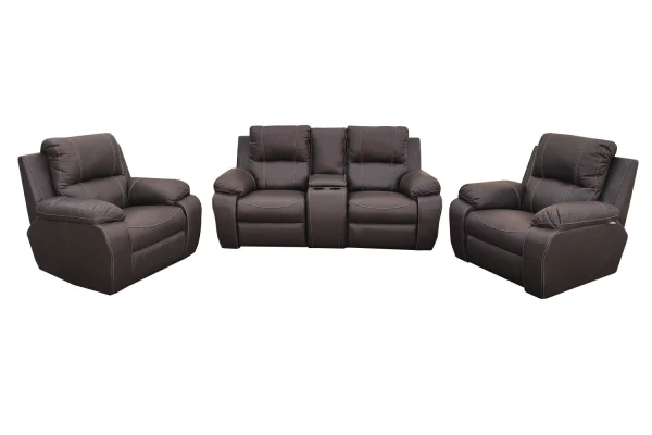 3 PIECE 4 SEATER STATIC WITH CONSOLE