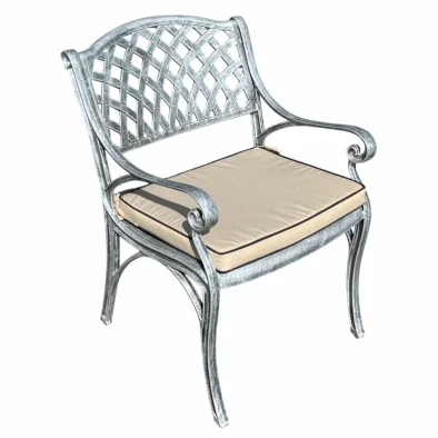 Cottage Aluminium Chair with cushion