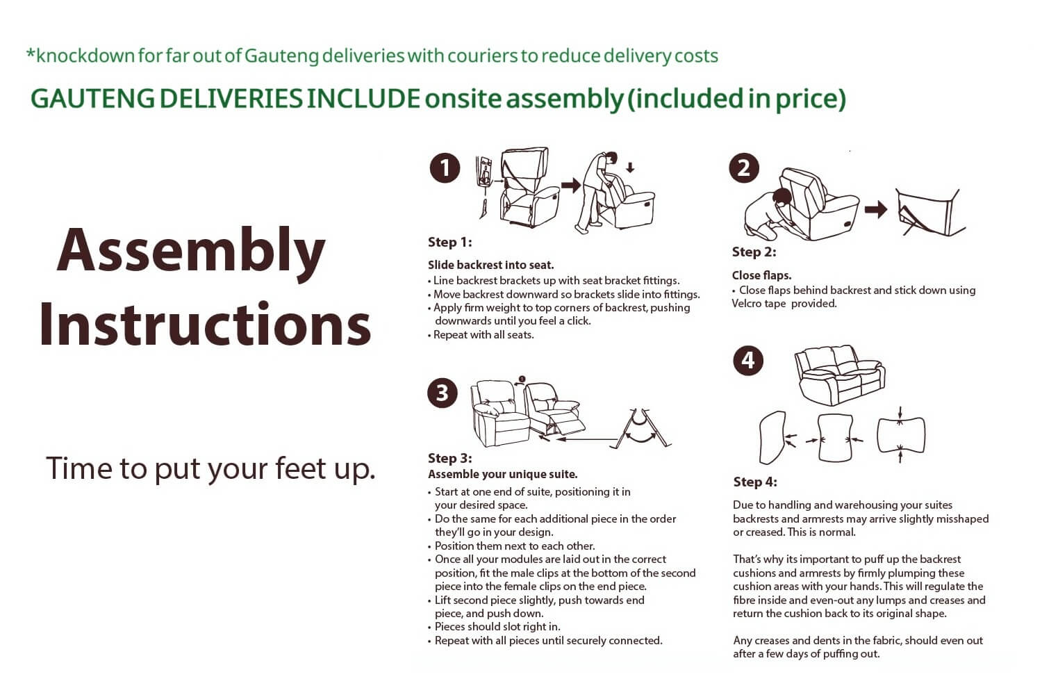 Premier Genuine Leather Single Recliner Chair (Black)