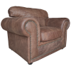 African Armchair W-Brown 45°