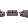 Afrikan 5 seater 3 piece set - W-Brown - 1500x1000
