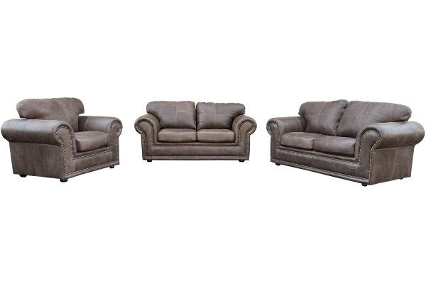 Afrikan 5 seater 3 piece set - W-Brown - 1500x1000