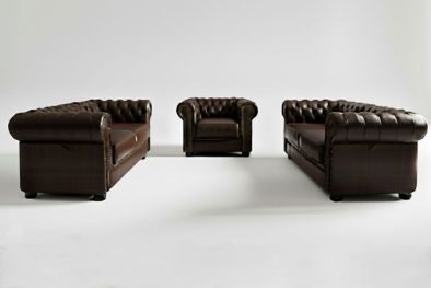 Genuine-Full-Leather-3-Piece-Set-Special-(Chessman-Comfort-1-Seater-and-2-x-2-Seaters)-D.Brown-(XL-deep-seat)